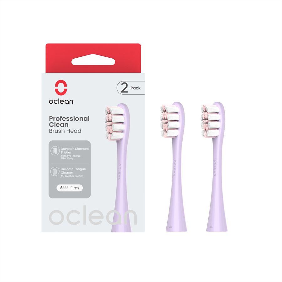 Oclean Professional clean Paquet de 2, Pourpre