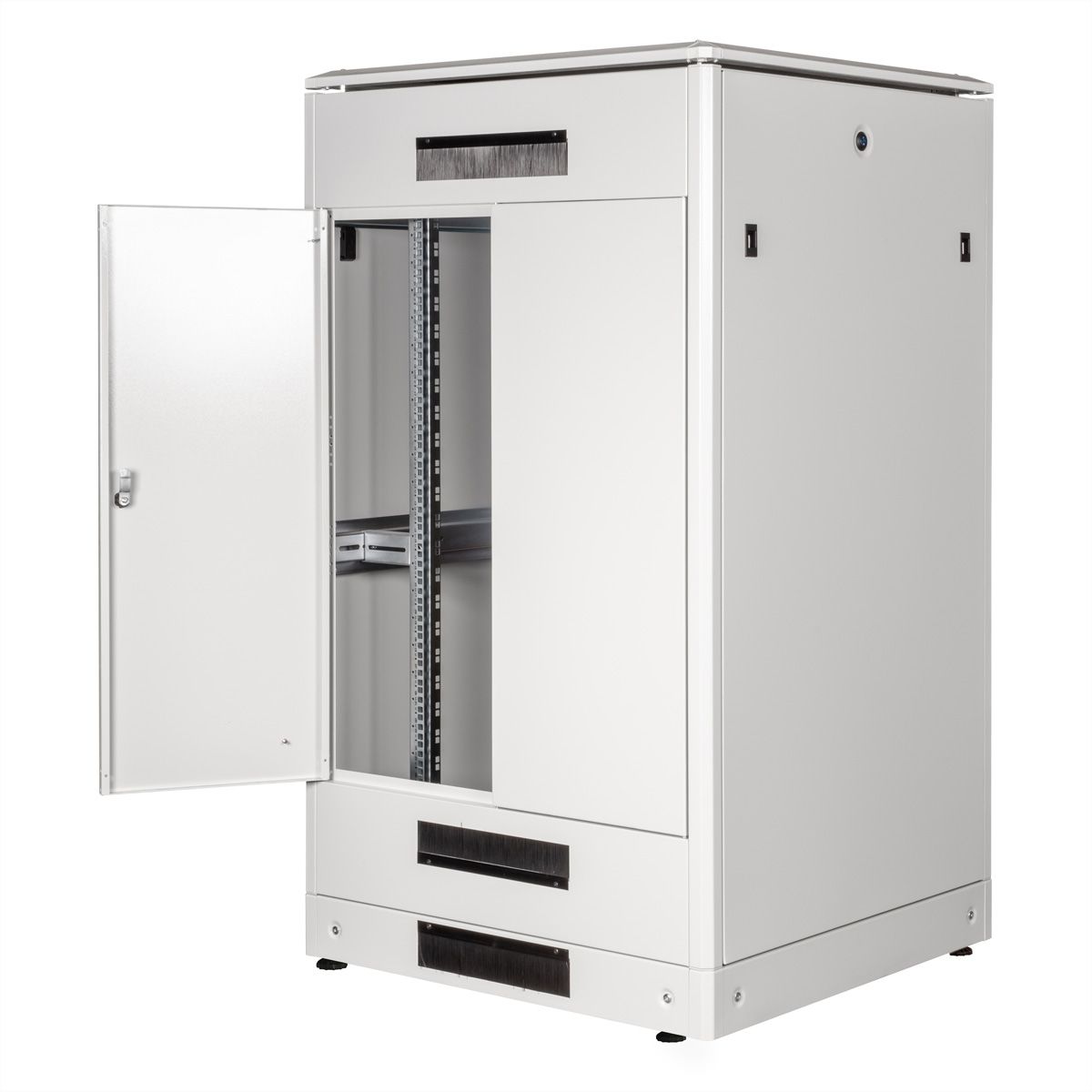 ROLINE 19-Zoll Netzwerkschrank Pro 26 HE, 800x800 BxT Glastür grau