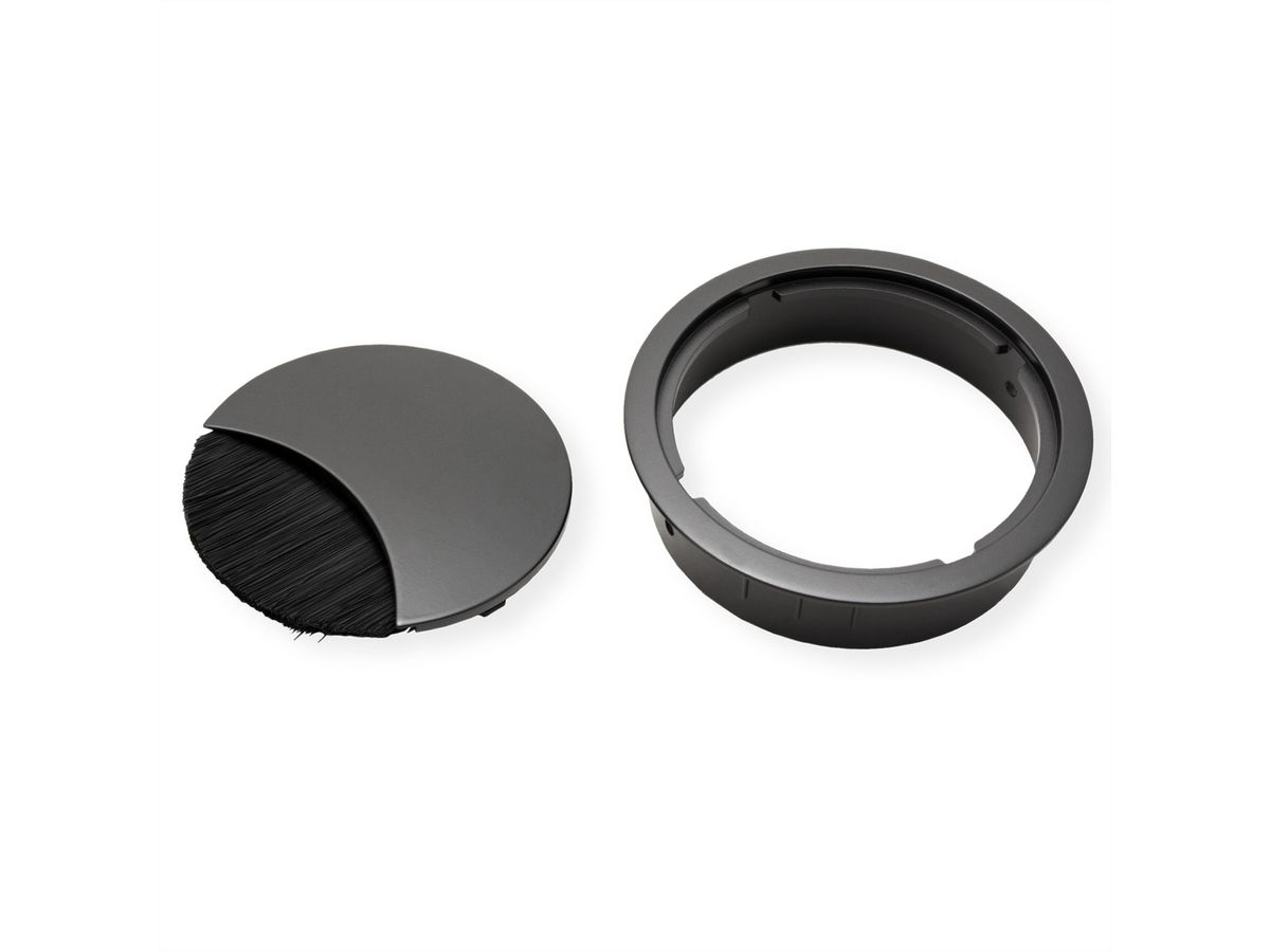 BACHMANN LOOP ROUND Kabeldurchführung, schwarz