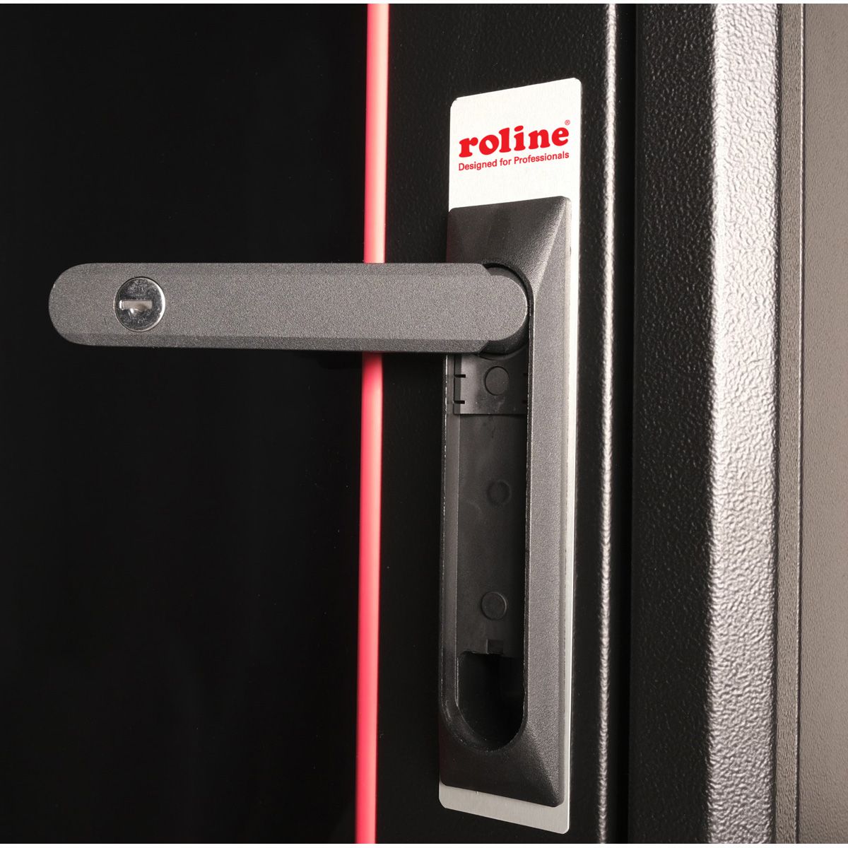 ROLINE 19-Zoll Netzwerkschrank Pro 26 HE, 800x1000 BxT Glastür schwarz