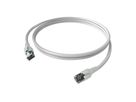 EasyLan FlexBoot Patchkabel Cat.6A, S/FTP, weiß, 0,5 m