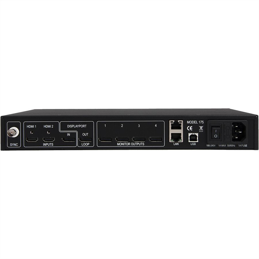 **DEMO**Datapath Fx4/H Display-Controller, HDCP und Durchschleifung-HDMI-Ausgänge