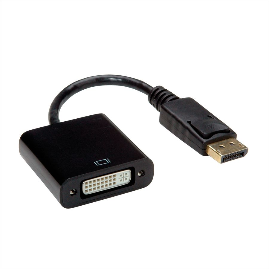 VALUE DisplayPort - DVI Adapter, DP ST - DVI BU