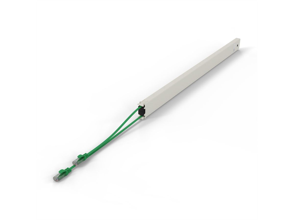 patchbox.one Cassette 46RU UTP vert Cat.6a 2,5 m