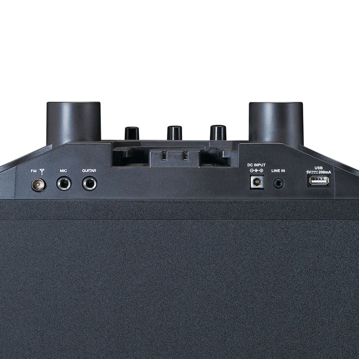 Lenco PA-220BK, 2 microphones,, BT, lumière de fête, 120W RMS