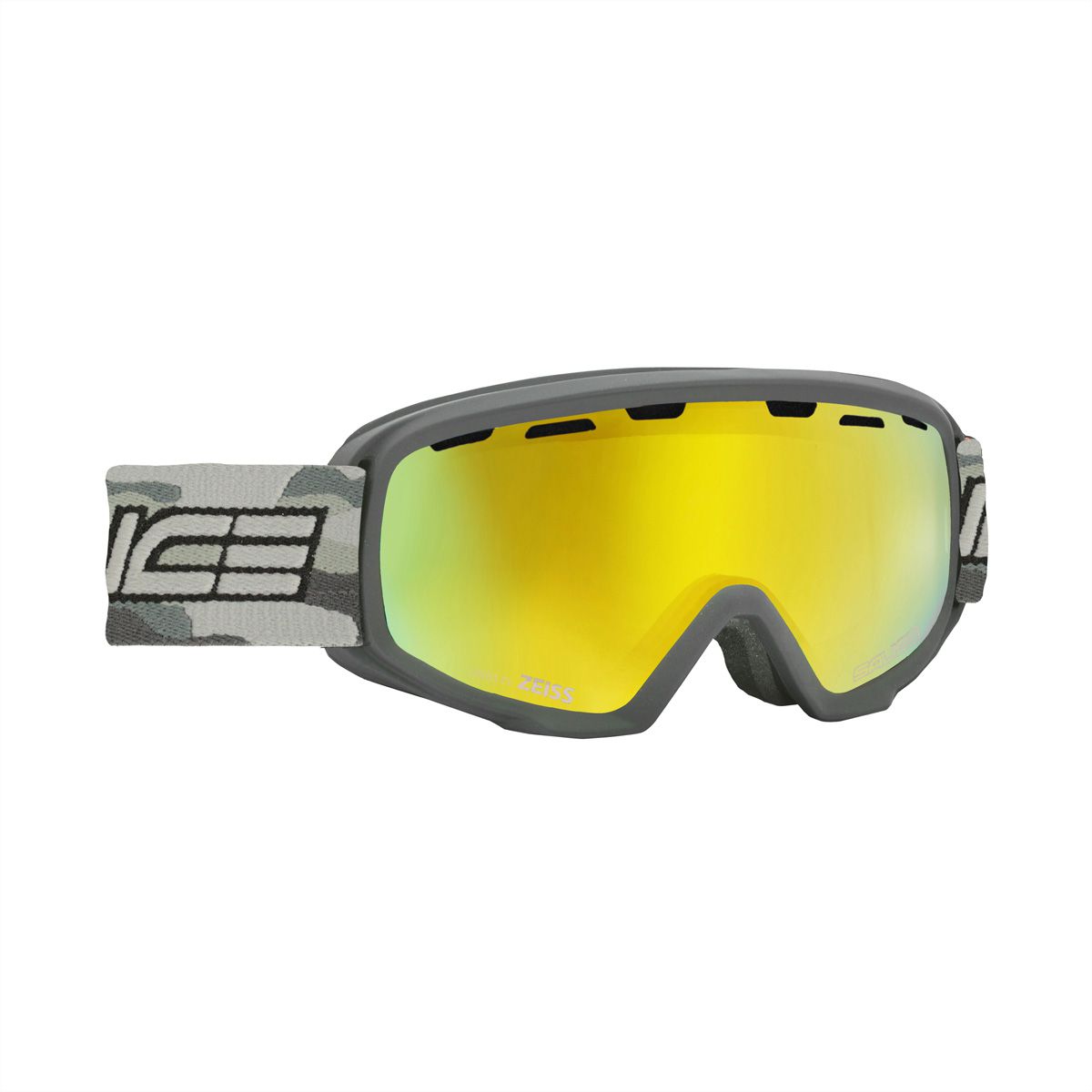 Salice Occhiali Junior Skibrille, Charcoal Camo / Dav RW Yellow