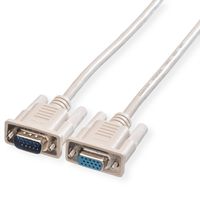 ROLINE VGA Câble pour écran HD15 F - HD15 M A-B, 1,8 m