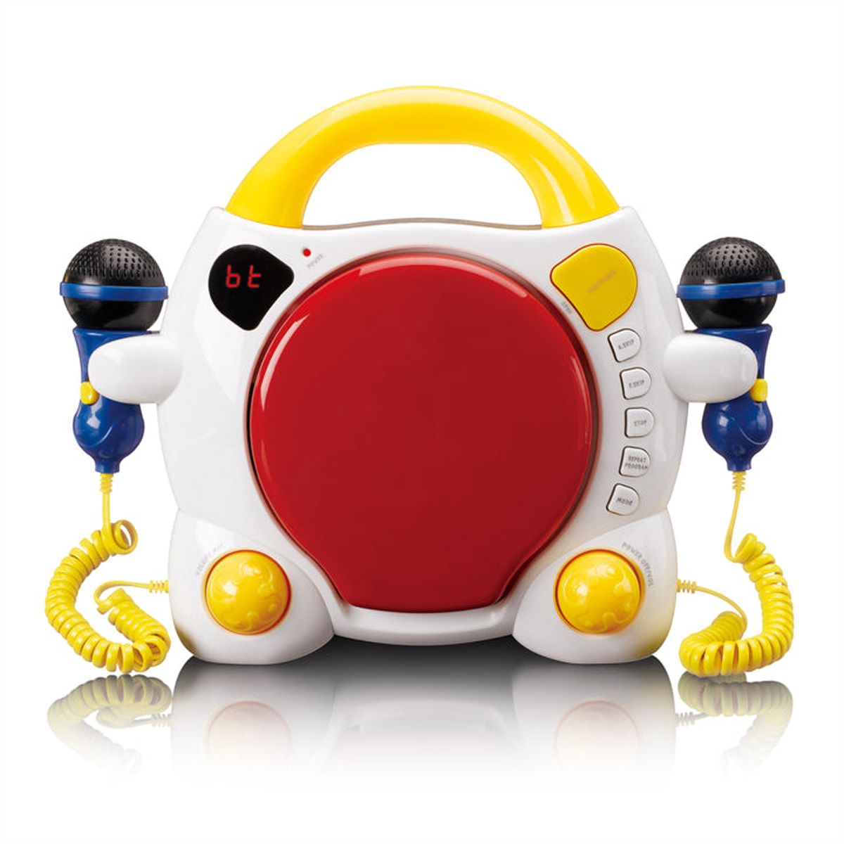Lenco Lecteur CD Portabler KCD-011KIDS, BT, y compris 2 microphones