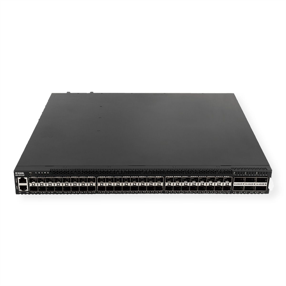 D-Link DXS-3610-54S/SI/E 48x 1/10GbE SFP/SFP+, Switch administrable 6x 40/100GbE QSFP+/QSFP28 Ports L3 Stackable 10G