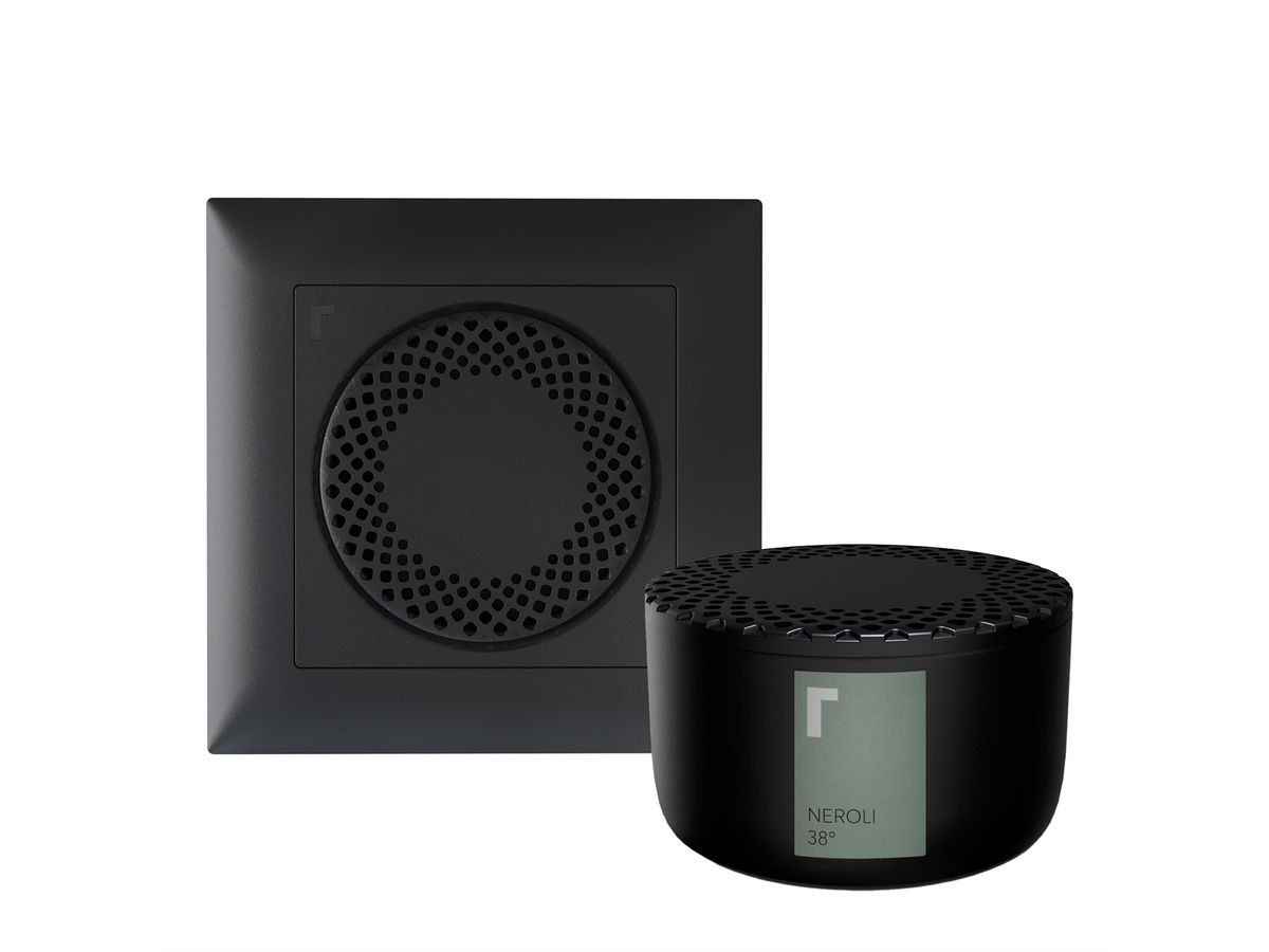 Revoltab Diffuseur de parfum Set Hide, noir, incl. capsule Neroli 38