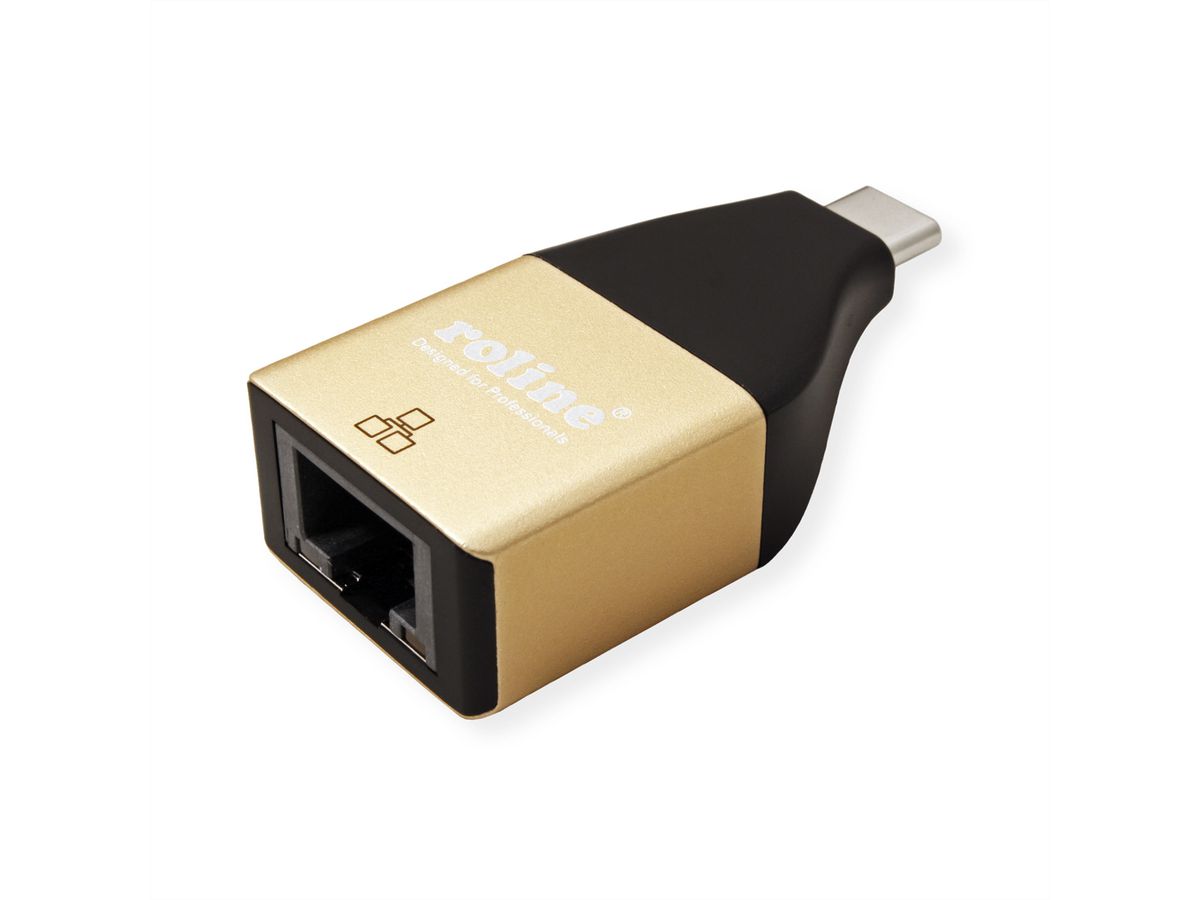 ROLINE GOLD Convertisseur USB 3.2 Gen 2 - Gigabit Ethernet