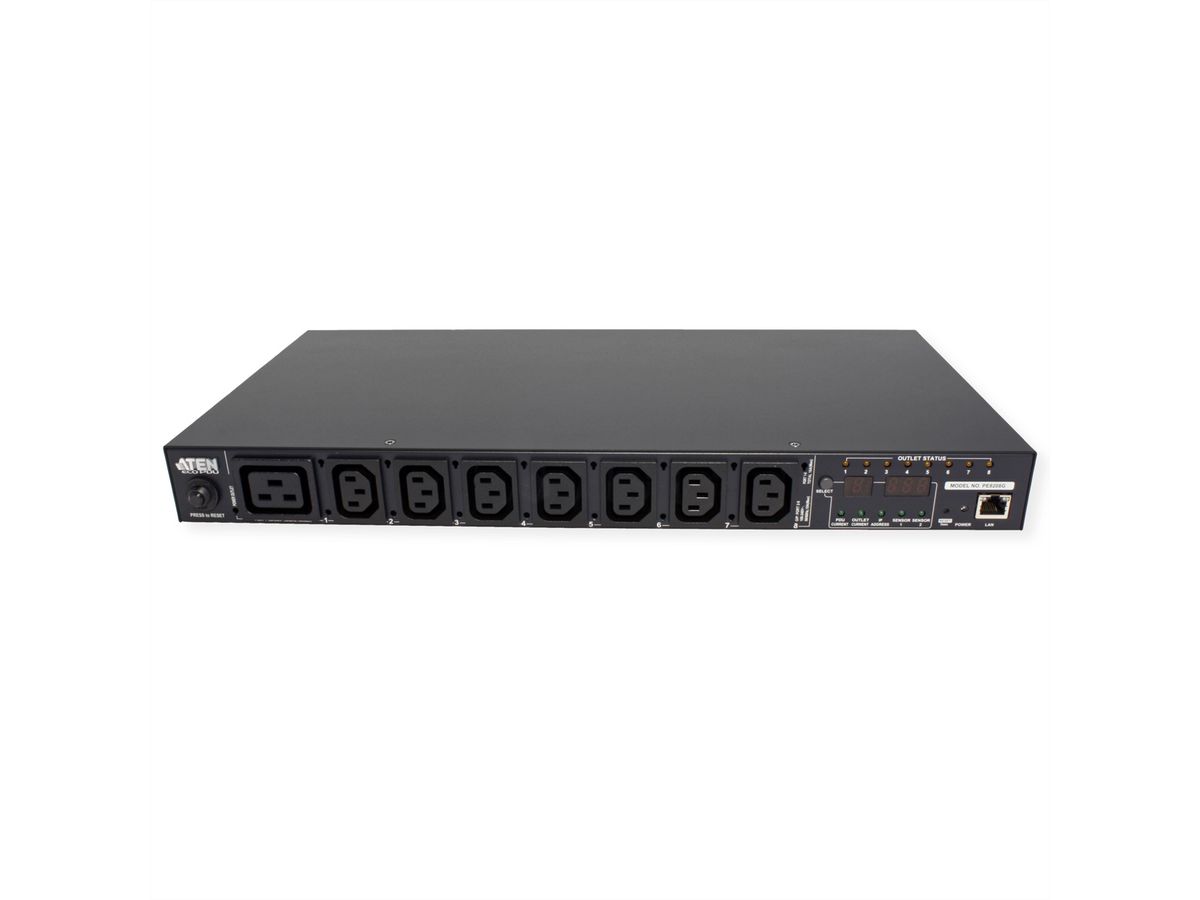 ATEN  PE8208G PDU 8 ports, 1UH, 7xC13 + 1xC19, 16A