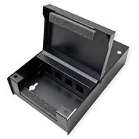 VALUE Wandgehäuse für 4x Keystones, schwarz