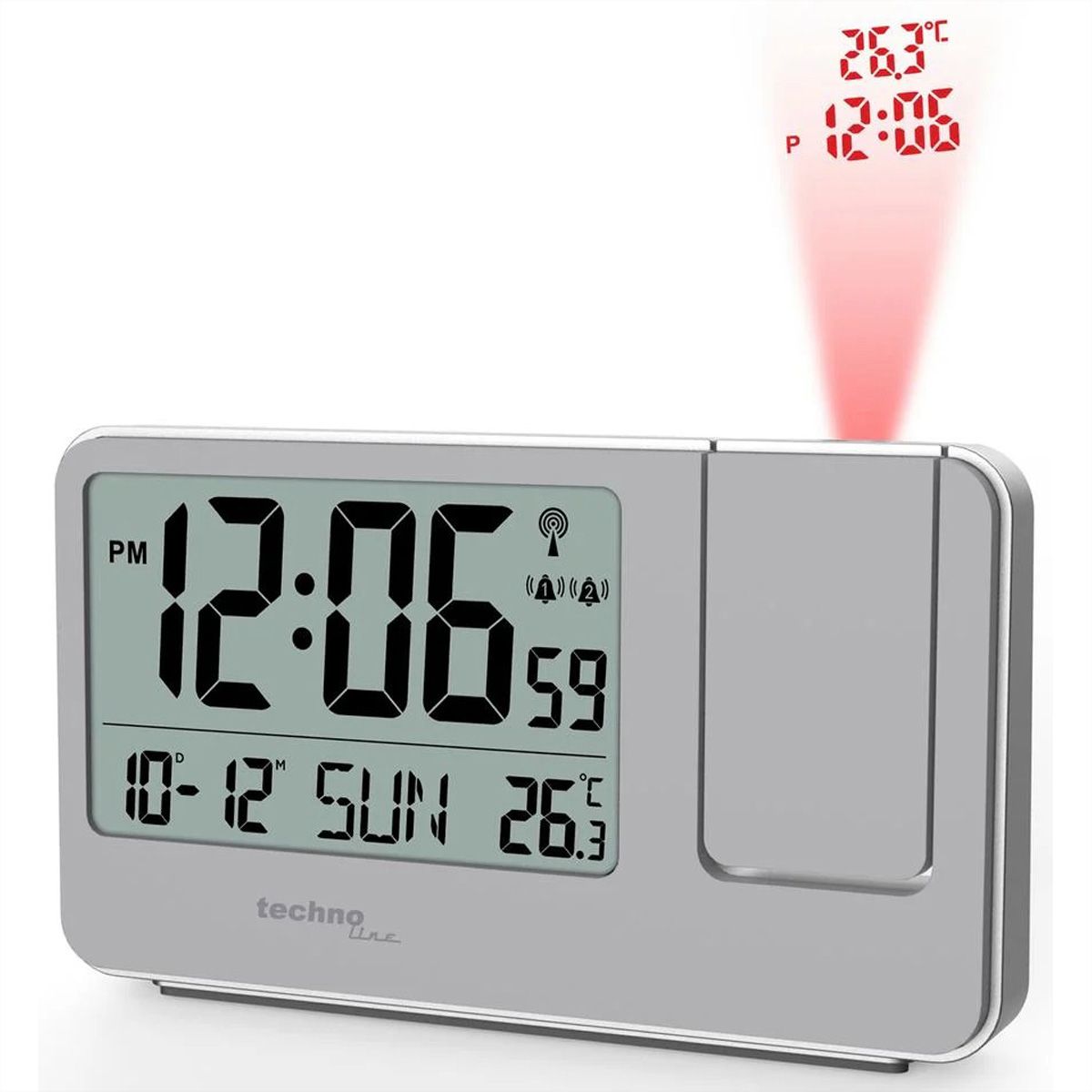 Réveil à projection WT 534 de Technoline