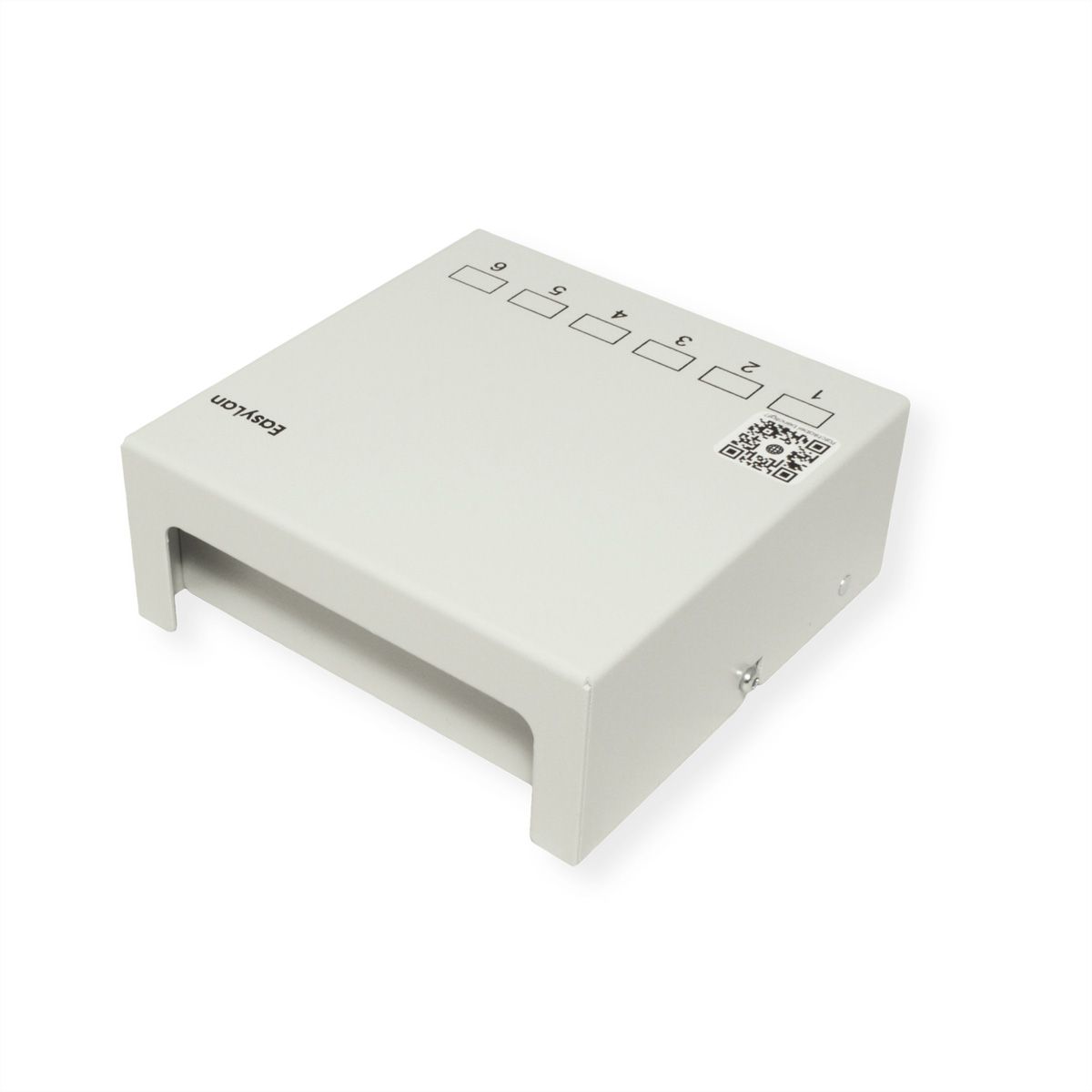 EasyLan panneau vide, pour 6x Keystone, RAL7035