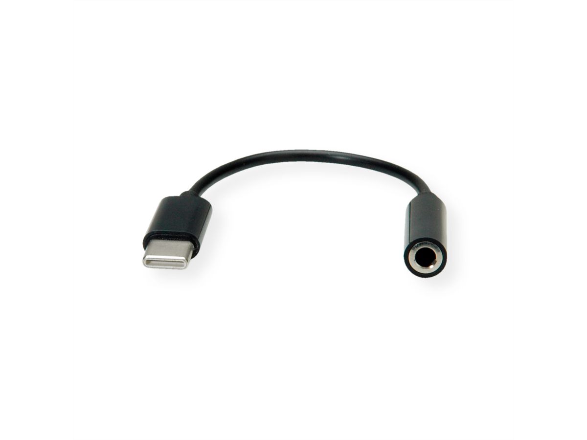 VALUE Adapter USB Typ C - 3,5mm Audio, ST/BU, 0,13 m