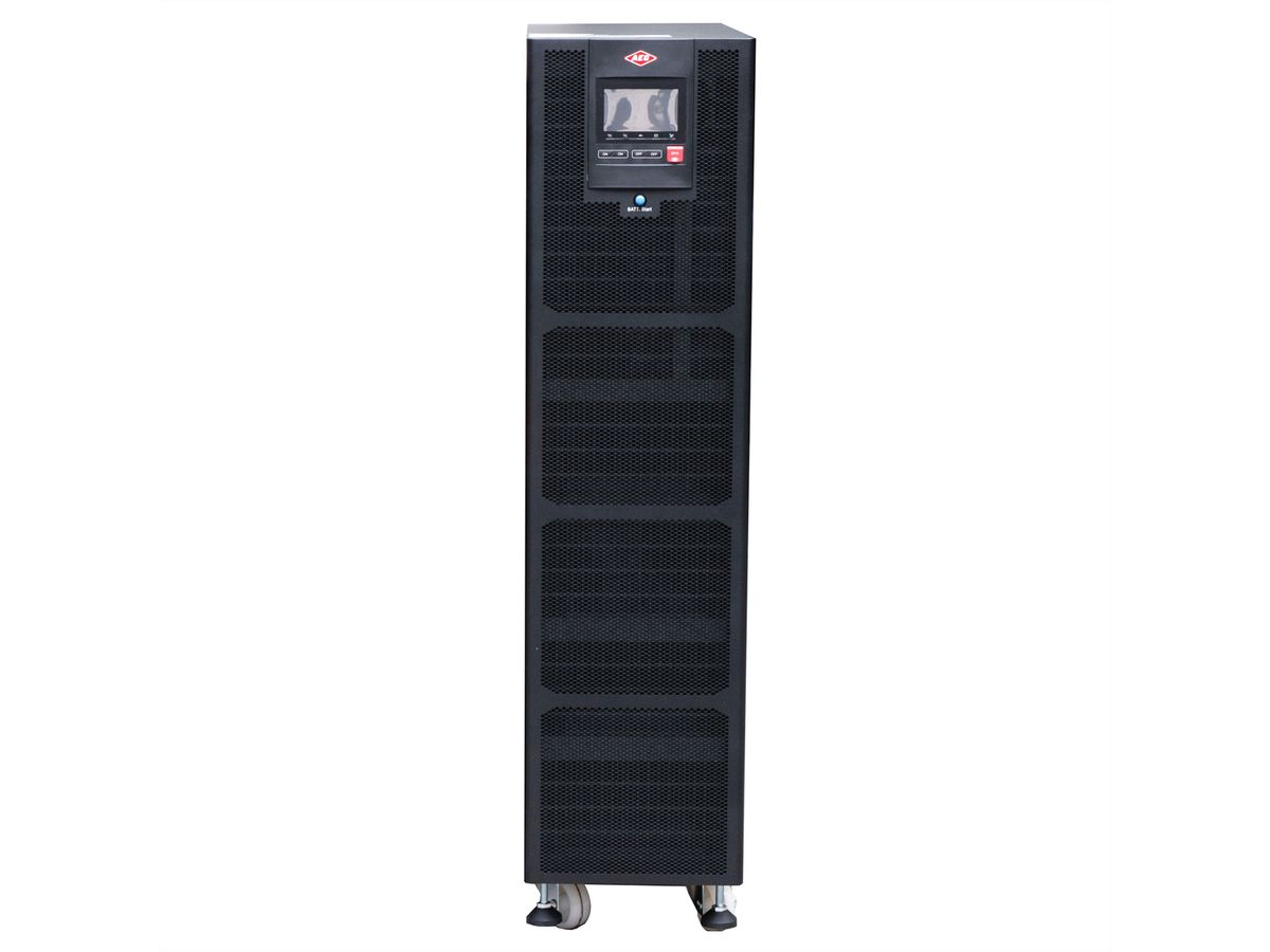 AEC IST7 40kVA - Online Tower USV –  144x 9Ah Batterien – 6 Min. Autonomie bei 100% Last, mit internen Batterien – 72x 9Ah LL & externer Batterieschrank BB4 mit 72x 9Ah LL