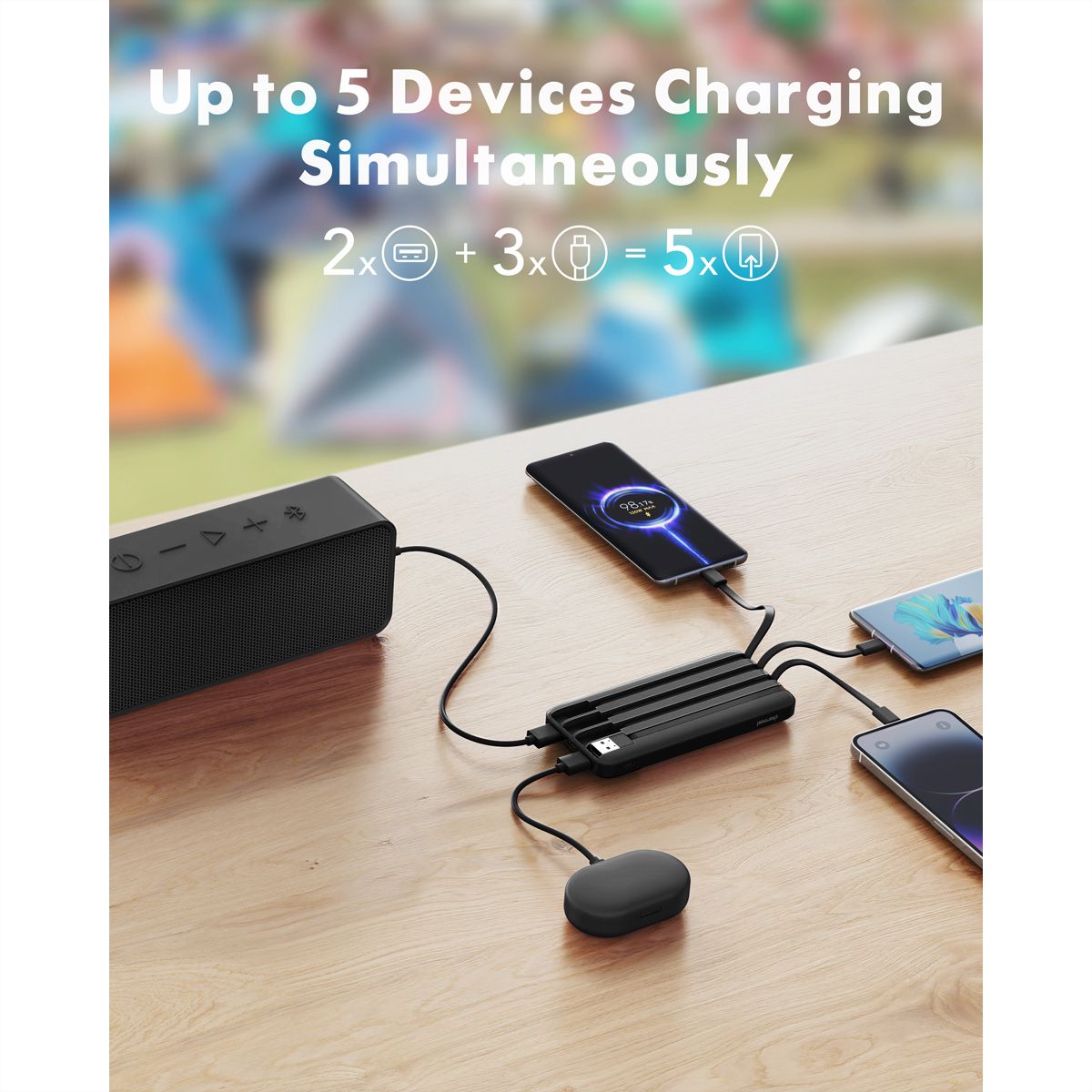 CHARMAST Powerbank W2065 20000mah black