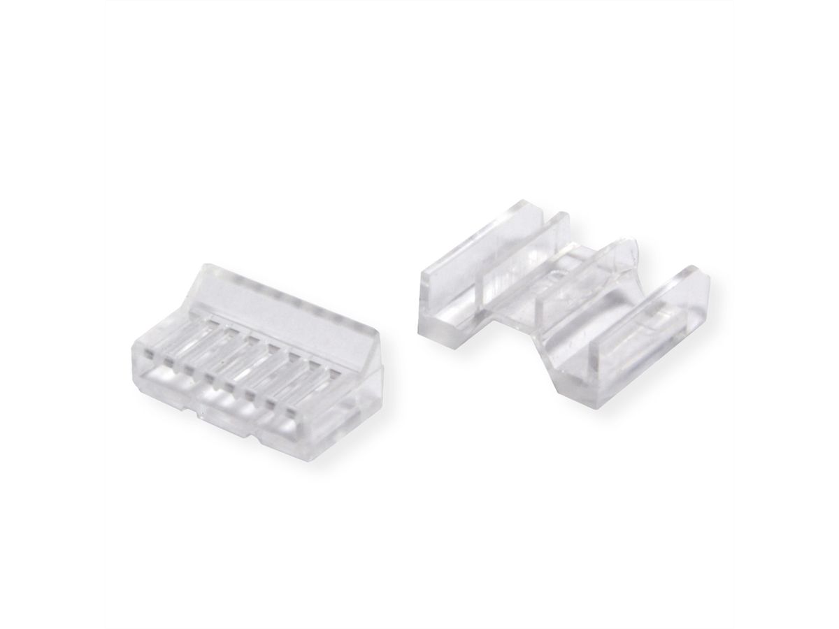 ROLINE Modular Plug geschirmt Cat.6A (Class EA), für Massiv-/Litzendraht, 10 St.