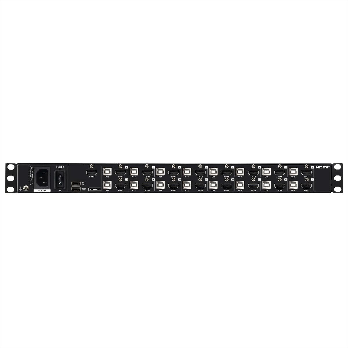 ATEN CL3716NW GB 16-Port USB HDMI LCD KVM Konsole, UK-Layout