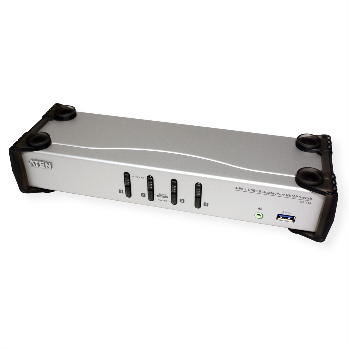 ATEN CS1914 Commutateur KVMP DisplayPort 4 ports USB 3.0