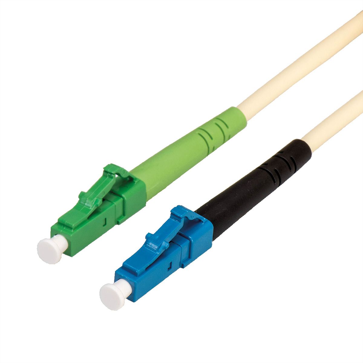 Câble réseau à fibre optique 9/125µm, LC UPC / LC APC, simplex, 15 m