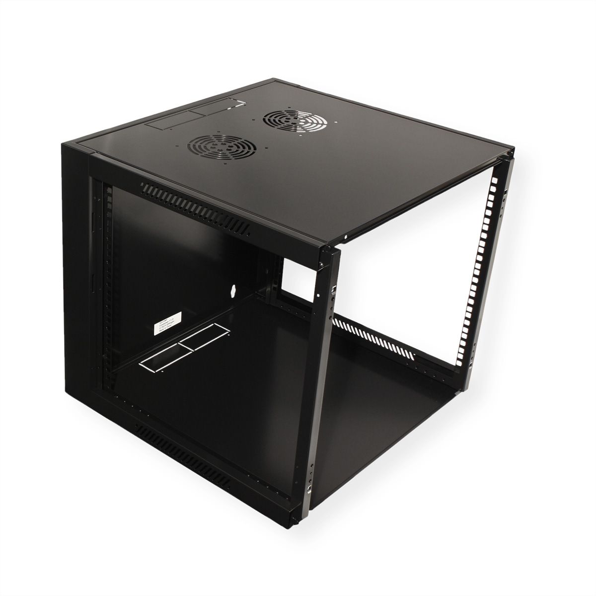 VALUE Armoire murale 6UH (HxLxP) 368x570x450 mm            (à monter), noir