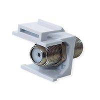 VALUE Coupleur Keystone type F, plastique