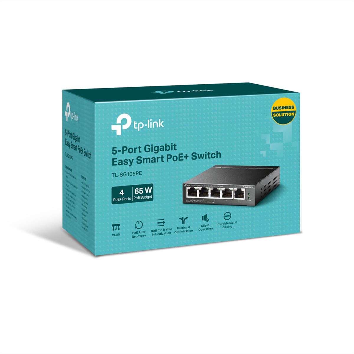 TP-Link TL-SG105PE Omada PoE+ Switch 5 Port