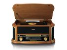 Lenco Plattenspieler TCD-2551 CD/BT/USB, FM/MC/MP3 En-/De-coder, Lautsprecher