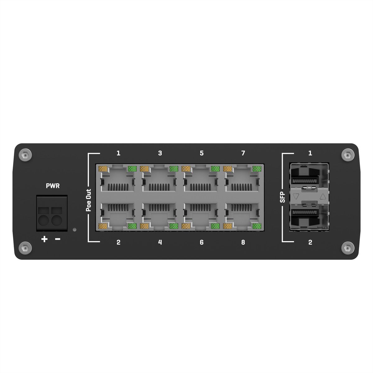 TELTONIKA TSW200 Unmanaged Switch PoE+ Gigabit SFP