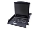 ATEN CL1000M Console KVM, LCD 43cm, VGA, PS/2, IT-Layout