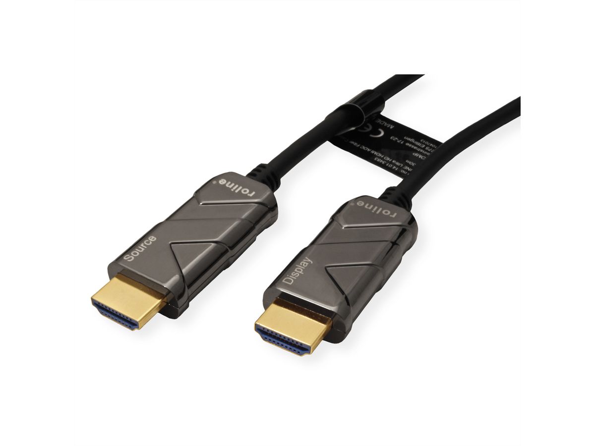 ROLINE Câble Ultra HDMI actif optique 8K, 20 m