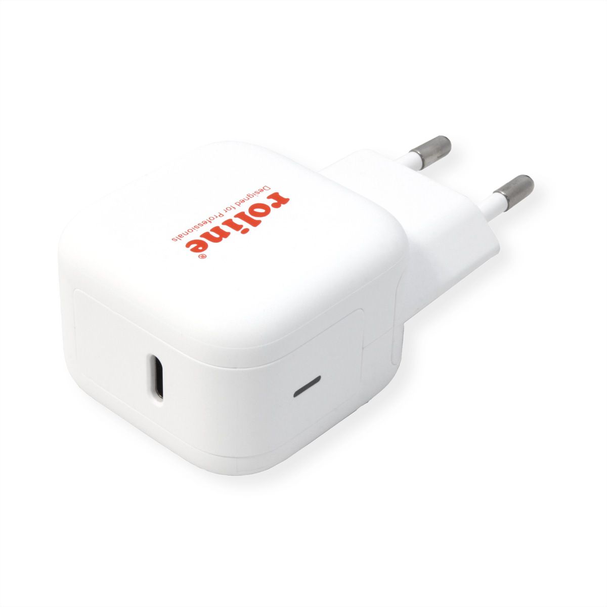 ROLINE Chargeur USB avec prise Euro, 1 port, QC3.0, GaN, 20W