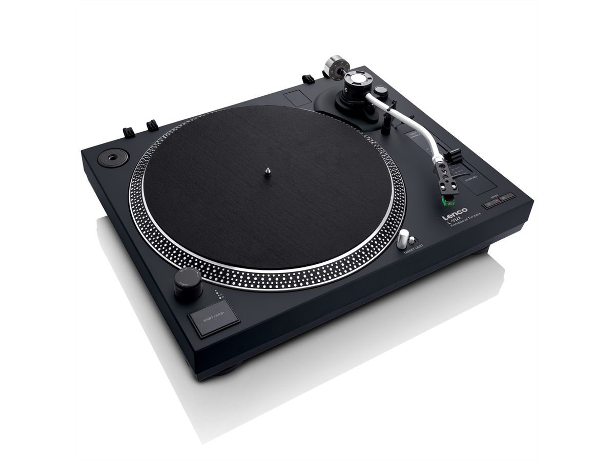 Lenco Platine vinyle L-3828BK, noir