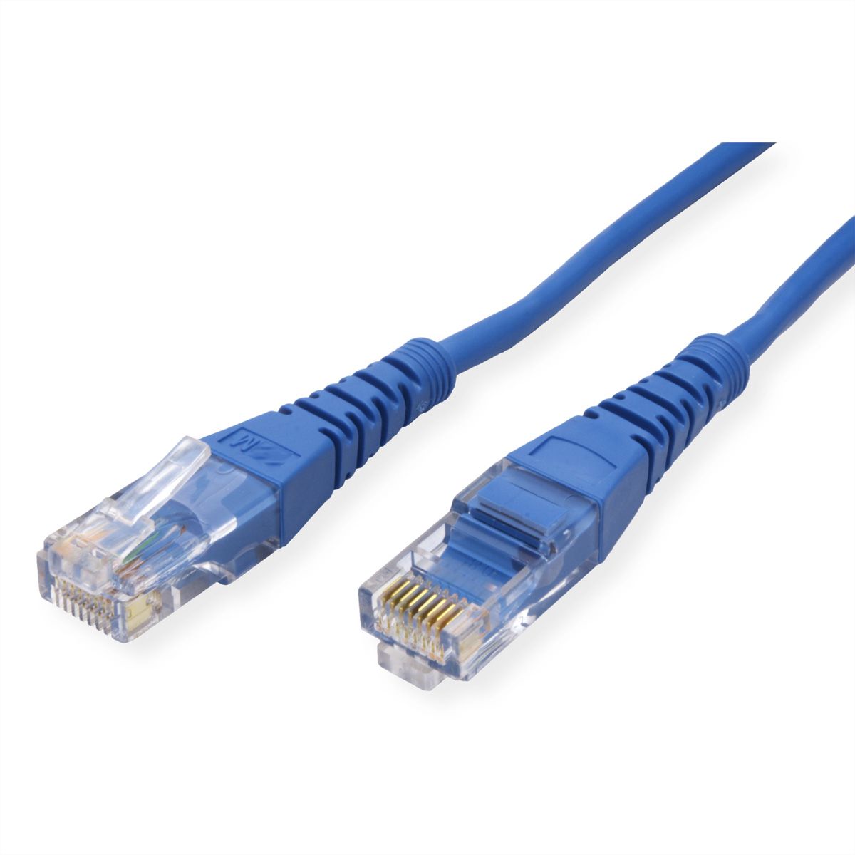 Cordon ROLINE Cat.5e (Classe D) UTP confectionné, PoE, bleu, 2 m
