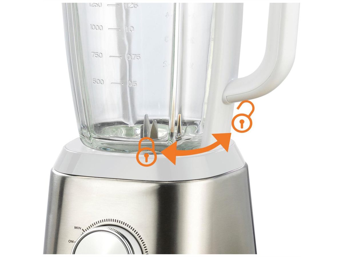 Gorenje Standmixer B1400E, 1400W, weiss/silber