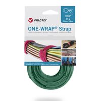 VELCRO® One Wrap® Strap 13mm x 200mm, 25 pièces, vert
