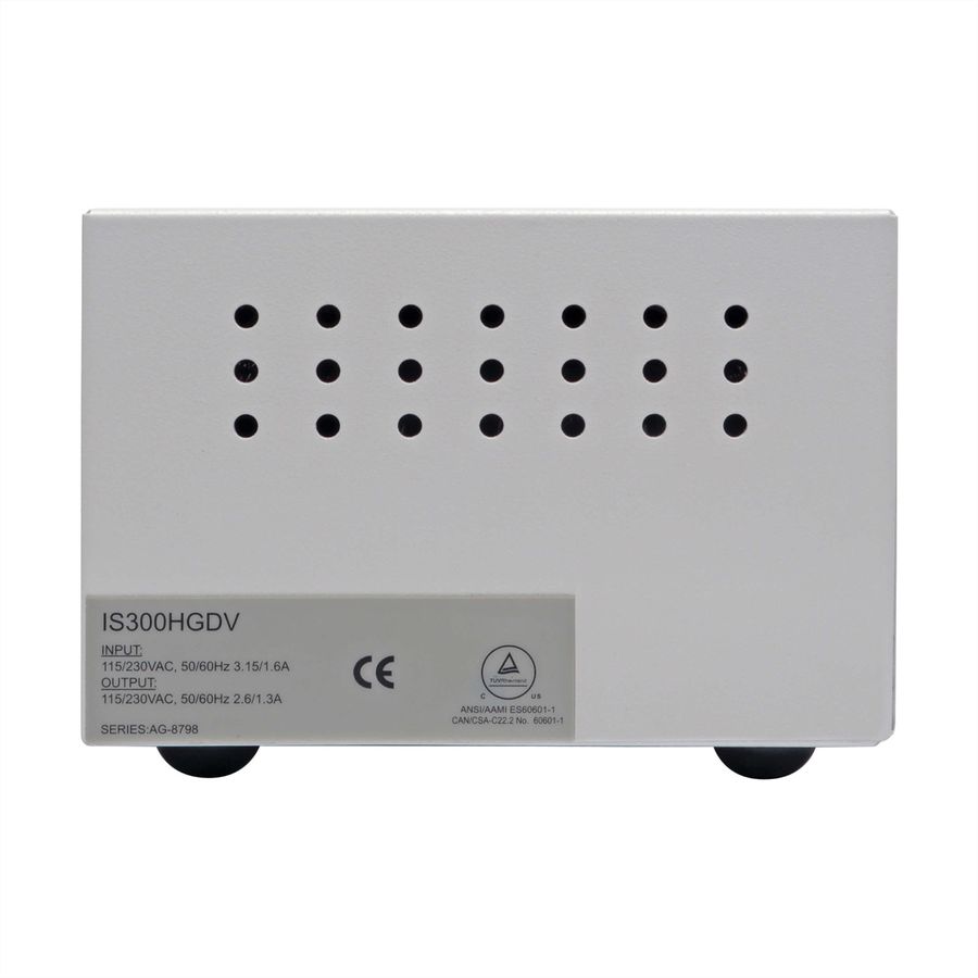 Eaton Isol. Trafo Dual-Volt. 115/230V 300W 60601-1 Medical C14 In 4 C13 Out