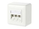 METZ CONNECT C6Amodul 3 ports 180°M AP blanc pur
