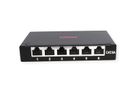 ROLINE Mini panneau Cat.6A/ClassEA 6 ports, 0,5U, blindé, noir