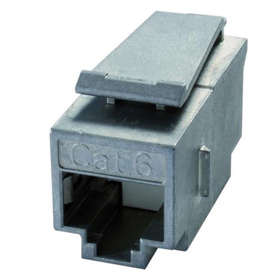 TELEGÄRTNER Adaptateur blindé 8 cont. 1:1, Cat.6 (Classe E)
