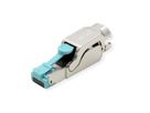 EasyLan fixLink Connector RJ45, Cat.6A (ISO/IEC) Silber