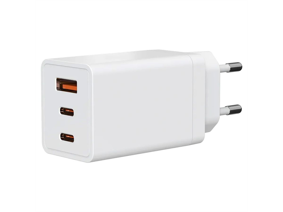 Steffen Ladeadapter GaN 67W , 1xUSB-A + 2xUSB-C max. 5.85A