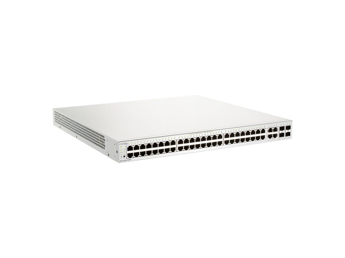 D-Link DBS-2000-52MP PoE+ Switch Gigabit 52 ports Nuclias Cloud Managed Layer2