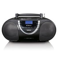 Lenco DAB+-Radio/Boombox SCD-6900, Kassette, CD/MP3-Player, FM, DAB+, black