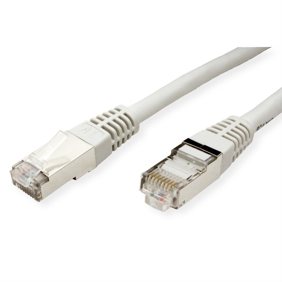 Cordon VALUE Cat.6 (Classe E) S/FTP (PiMF), gris, 0,5 m