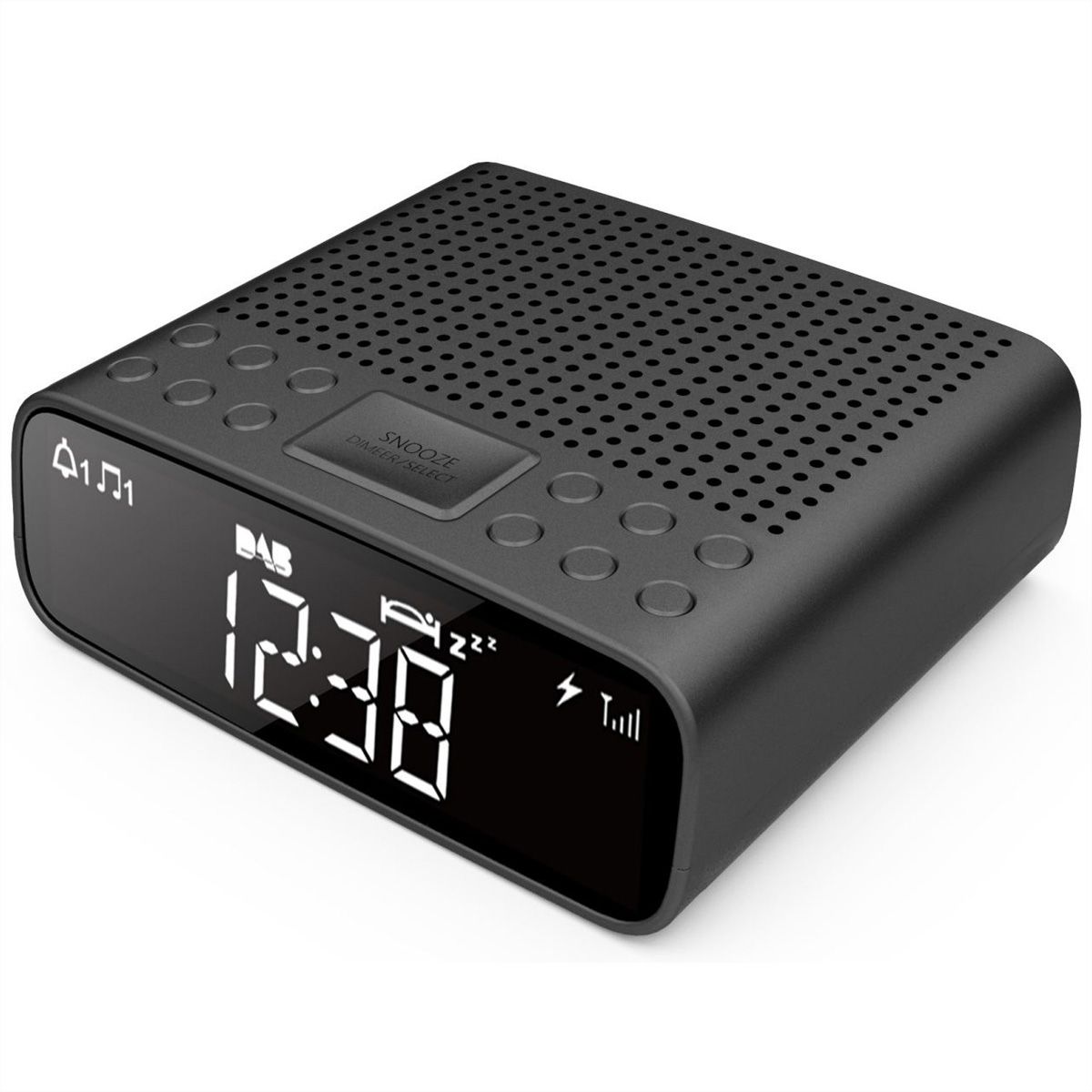 Lenco Radiowecker CR-606 DAB+/FM, Bluetooth, Dual Alarm, 40 Senderspeicher