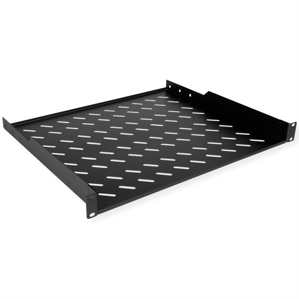 ROLINE 19-Zoll Fachboden 1 HE 400 T, 15kg Tragkraft schwarz