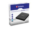 VERBATIM Graveur CD/DVD externe ultramince, DVD+/-RW (+/-DL) USB 2.0, 6x/8x/24x